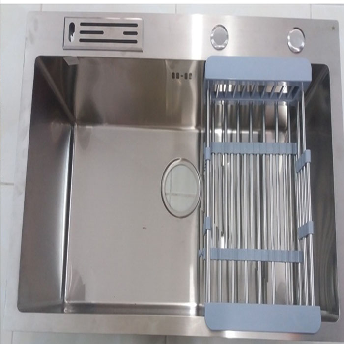 Bồn rửa chén inox 304 1 hộc 6845