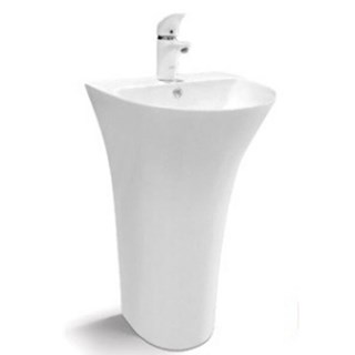 Lavabo Kassani chân đứng nguyên khối 316